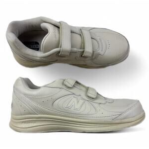New Balance 577 Abzorb Bone Leather Dual Strap Walking Shoes Mens Size 8.5 D
